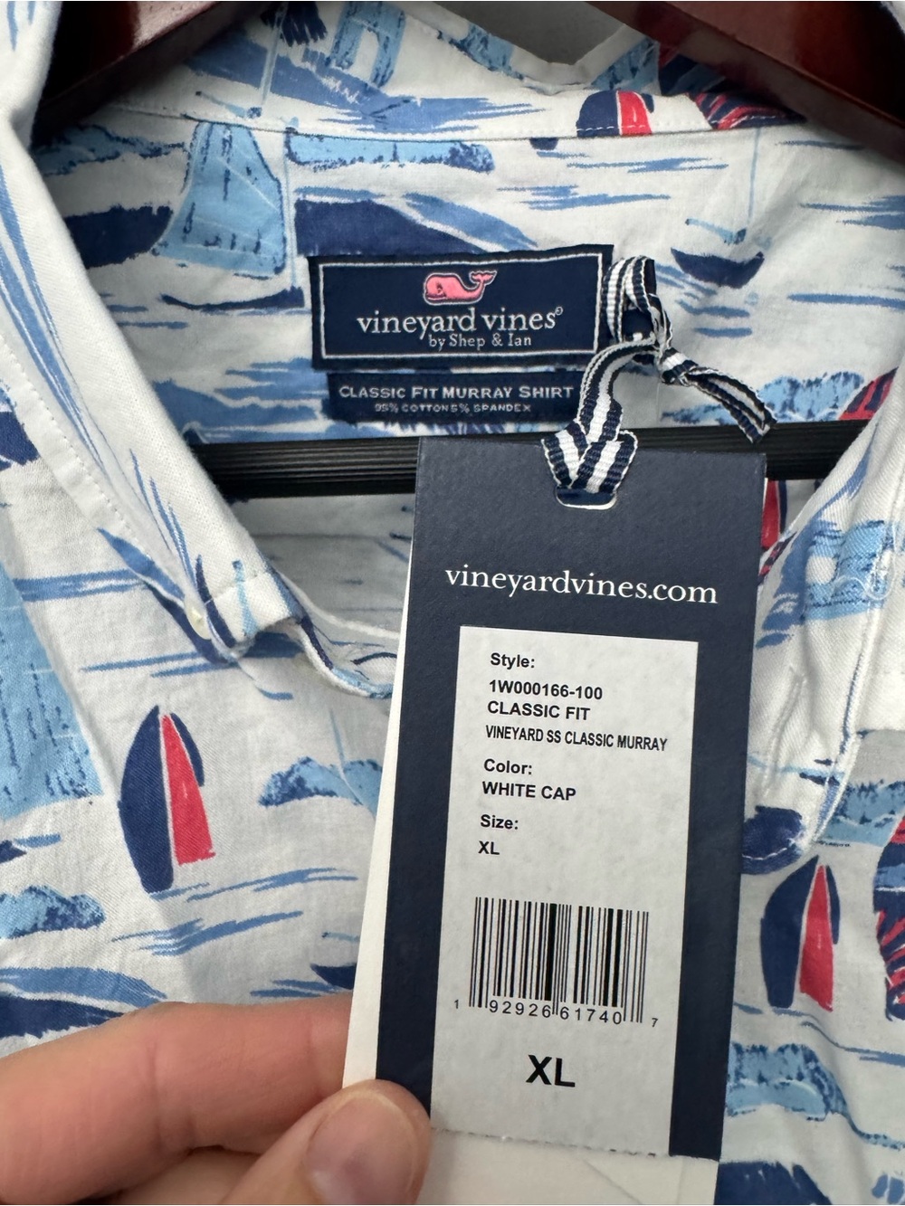 Vineyard Vines Men’s Classic Murray Cotton Shirts - size XL NWT - Picture 5 of 5